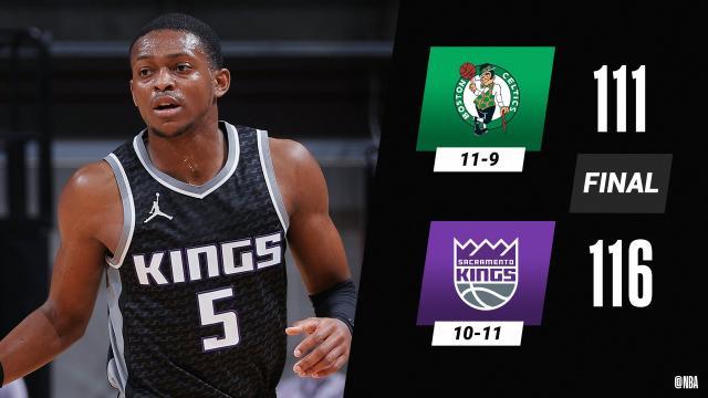 雷速直播官网-福克斯末节13分力斩绿军 国王6战5胜重回正轨